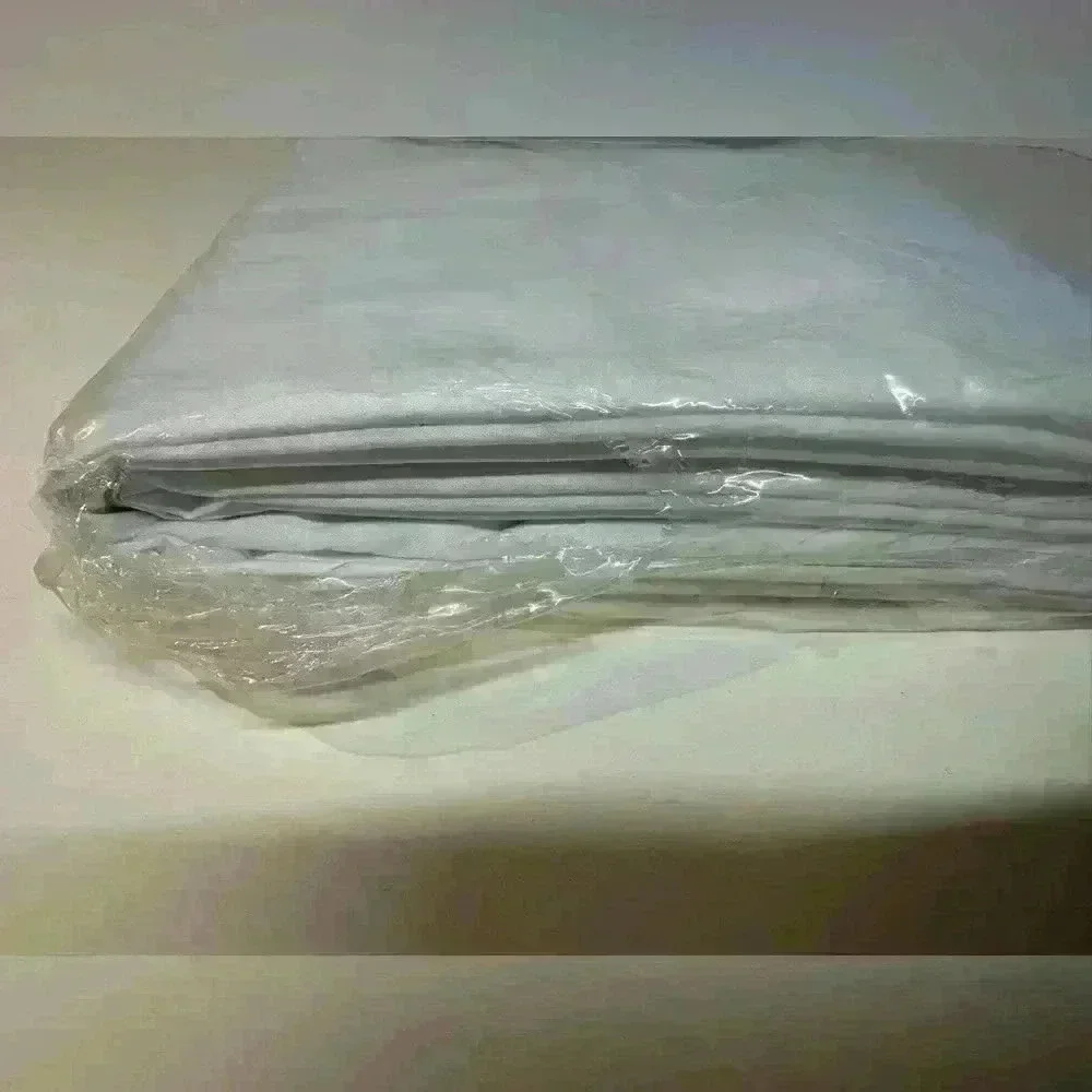 Springmade Wondercale White‎ Double Flat Sheet - No Iron - Vintage